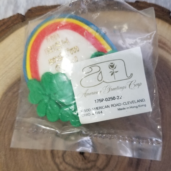 Irish Shamrock brooch - Picture 2 of 6